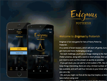 Tablet Screenshot of enigmas.potterish.com